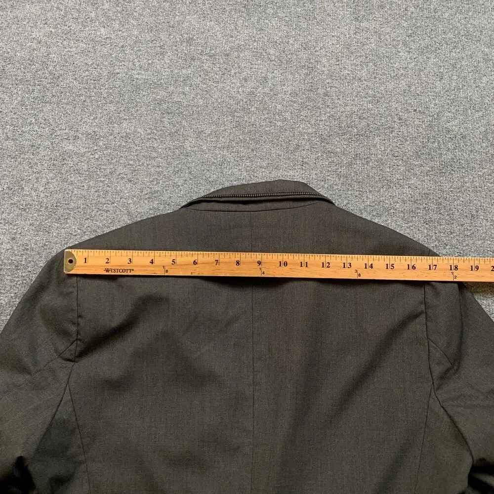 Diesel‎ Blazer Mens 38 (EU 48) Graphite Slim Fit Two Button Front Notch Lapel